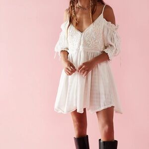 Free People Bali Badlands Tunic White Dress